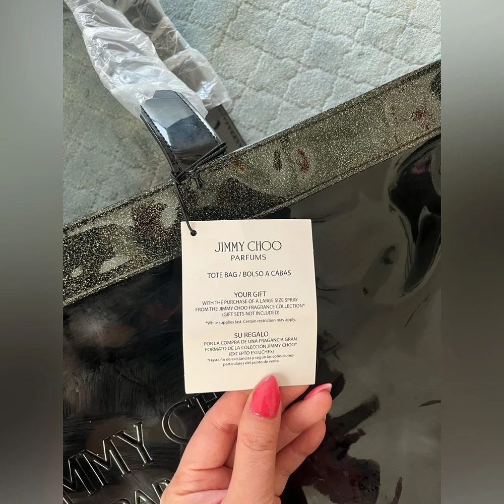 NWT Jimmy‎ Choo fragrance pvc tote bag